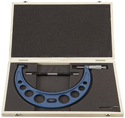 Fowler 52-240-009-1, Outside Inch Micrometer with 8-9" Measuring Range - size: 8-9 inches, style: Ratchet With Standard