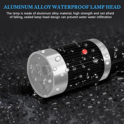 Magnetic Work Light, Flexible Gooseneck LED Lamp with Strong Magnetic Base, 900 Lumen Magnetic LED Light for Lathe CNC Milling, Drill Press, Industrial Lighting