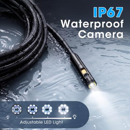 Endoscope Camera with Light for Automotive Wall Sewer Drain Inspection