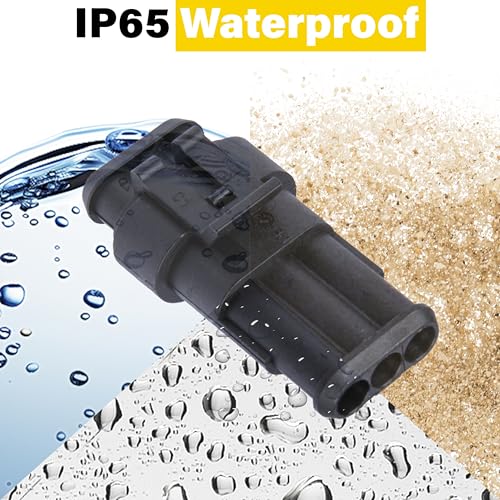 352PCS 1/2/3/4 Pin Connector Kit, Automotive Electrical Connector Terminals