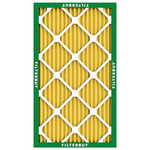 Filterbuy 9.75x23.75x1 Air Filter MERV 11 Pet & Allergy Defense (3-Pack) - size: 9.75x23.75x1