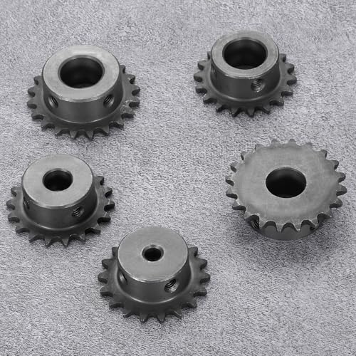 uxcell #25 Chain Roller Sprocket 10mm Bore 25.5mm OD, 11 Tooth C45 Carbon Steel ANSI Chain NO.25 Roller Sprocket Round Hole Without Surface Finished for ISO 04C Chain - size: 10mm Bore 25.5mm OD, style: 11 Tooth