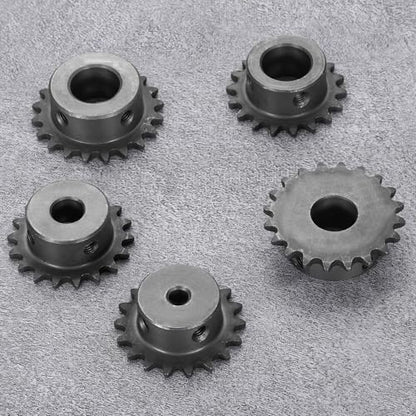 uxcell #25 Chain Roller Sprocket 10mm Bore 25.5mm OD, 11 Tooth C45 Carbon Steel ANSI Chain NO.25 Roller Sprocket Round Hole Without Surface Finished for ISO 04C Chain - size: 10mm Bore 25.5mm OD, style: 11 Tooth