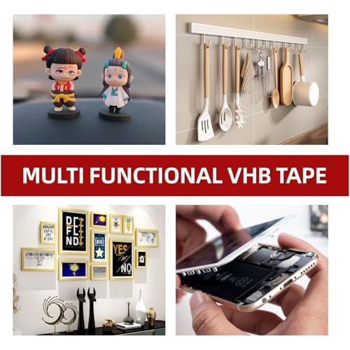 3M Tape Double Sided 0.75" x 15.4 Ft, Black 5925 Heavy Duty Mounting Tape - color: Black, size: 0.75" x 15.4Ft