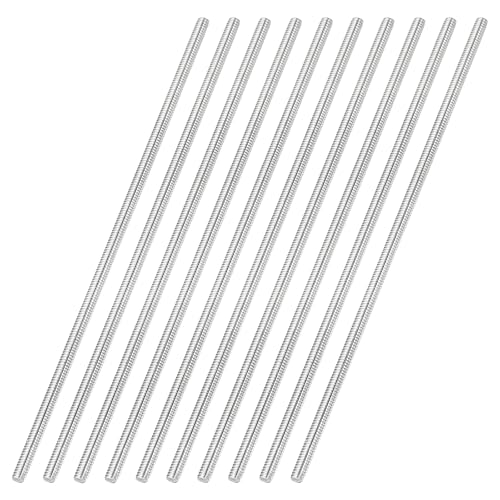uxcell 10Pcs Fully Threaded Rod M2 x 0.4mm Pitch 75mm/3 Inch Threaded - size: M2x0.4mmx75mm