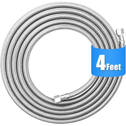 Refrigerator Water Line - 4FT,Foodgrade PEX Inner Hose for Fridge Ice Maker - size: 4 FT