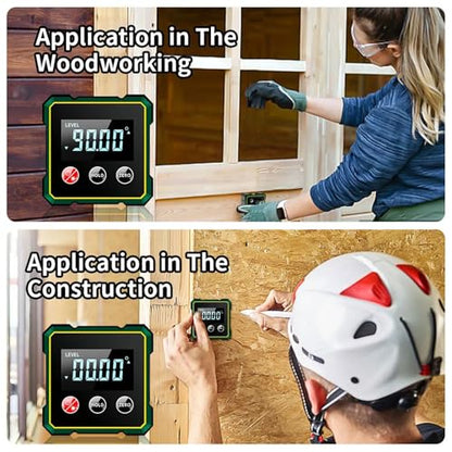 Digital Angle Finder & Gauge with Electronic Laser Level,Inclinometer
