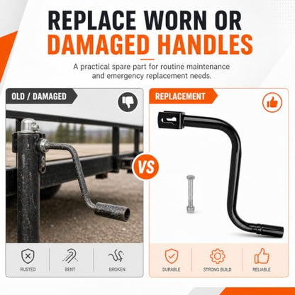 SUNJIKA Heavy Duty Jack Handle Replacement for Various Square Jack Models