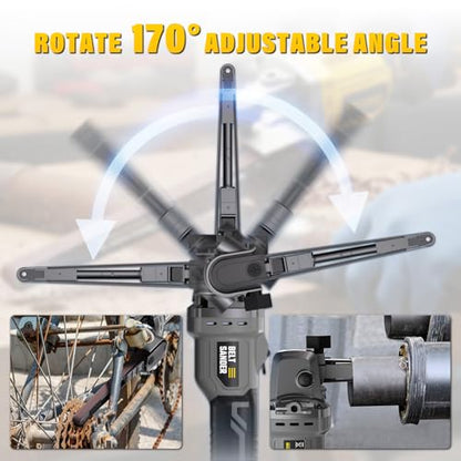 20V Cordless Belt Sander Bandfile Sander Compatible with DEWALT 20V Battery - color: Gray