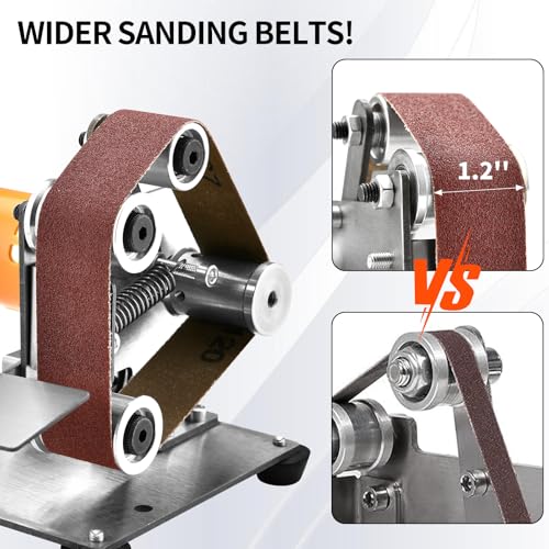 SI FANG Premium Sanding Belts Set 13x1.2 inch for Mini Electric Belt Sander - style: 20pcs Sanding Belts Mix Set
