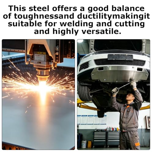 4 Pcs 19 Gauge Cold-Rolled Steel Plates,12"X4" Sheet Metal Cold Rolled - size: 12"x4", 19 Gauge