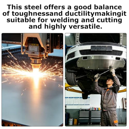 4 Pcs 19 Gauge Cold-Rolled Steel Plates,12"X4" Sheet Metal Cold Rolled - size: 12"x4", 19 Gauge