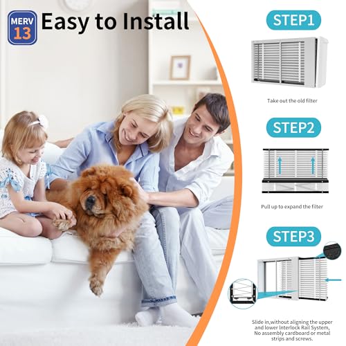 1 Pack 213 Replacement Filter,MERV 13,Compatible with AprilAire 213 Whole House Air Purifiers Models,1210,1620,2210,2216,3210,4200,HVAC Furnace Filter Replacement,20x25x4 Air Filter