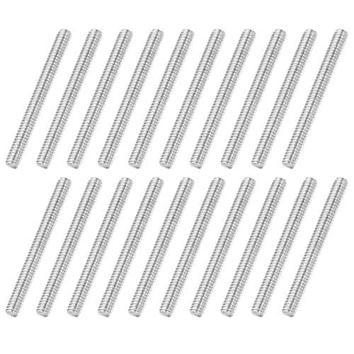 uxcell 20Pcs Fully Threaded Rod M2 x 0.4mm Pitch 20mm/0.8 Inch Threaded - size: M2x0.4mmx20mm