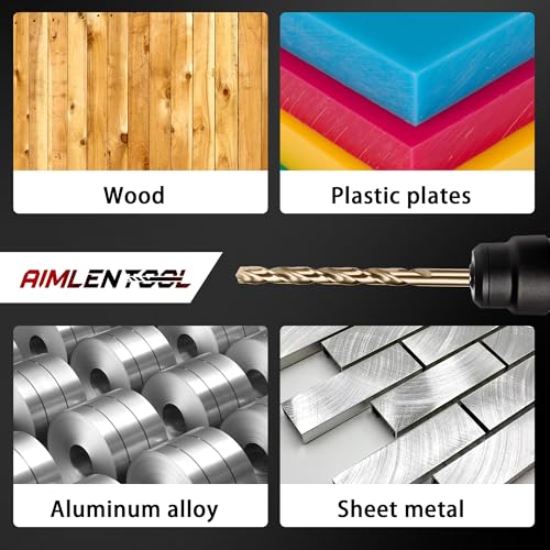 13Pcs 5/16" Cobalt Drill Bits M35 HSS Jobber Length - size: 13PCS-5/16" Cobalt Drill Bit