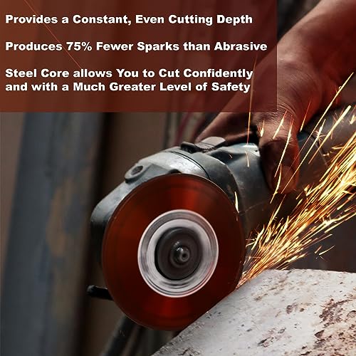 Diamond Extreme 7 Inch Metal Cutting Diamond Blade, Heavy-Duty Vacuum-Brazed Cut Off Wheel, DM-7/8-5/8" Arbor for Rebar, Steel, Stainless Steel, Angle Iron & Sheet Metal (7") - size: 7 Inch