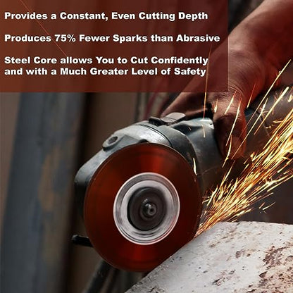 Diamond Extreme 7 Inch Metal Cutting Diamond Blade, Heavy-Duty Vacuum-Brazed Cut Off Wheel, DM-7/8-5/8" Arbor for Rebar, Steel, Stainless Steel, Angle Iron & Sheet Metal (7") - size: 7 Inch