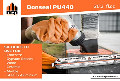 DCP Donseal PU440 Concrete Sealant 20 fl.oz. Box of 20 Units with Sausage Caulk Gun