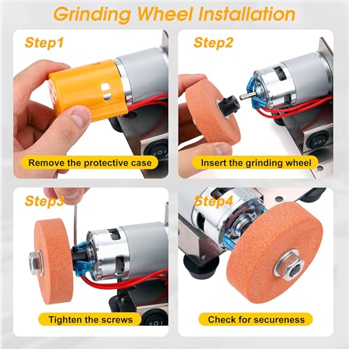 Mini Belt Sander for Knife Making, 3 IN 1 Electric Power Bench Belt Sanders - style: Multi-functional Belt Sander