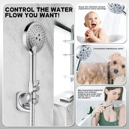Shower Head Shut Off Valve,304 Stainless Steel 1/2" Mini Ball Valve NPT Thread,Shower Head Flow Control Valve - size: 1/2 inch