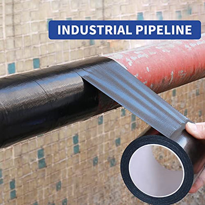 TAPEBEAR Corrosion Protection Pipe Tape Drain Pipe Wrap Tape 2" x 33Yard - size: 2inch x 33yard