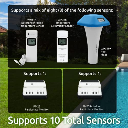 Ambient Weather WS-2902 Wi-Fi Smart Weather Station - style: WS-2902-ARRAY+2902C