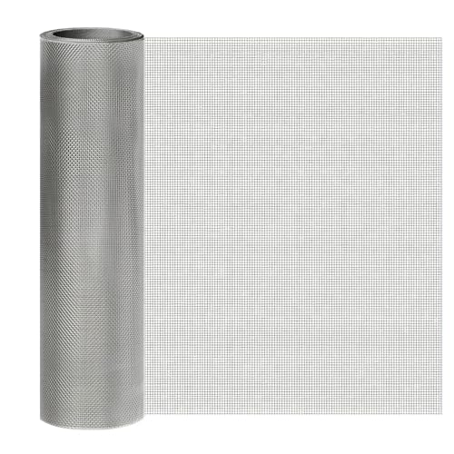 304 Stainless Steel Wire Mesh Screen 20 Mesh, 15.7"x 147", 1mm Hole - size: 15.7"x147"(40x375cm), style: 20Mesh x 0.30mm