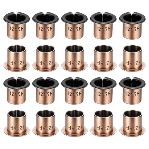 uxcell 40Pcs Flanged Sleeve Bearing, 12mm Bore x 14mm OD x 15mm Length - size: 12×14×15mm
