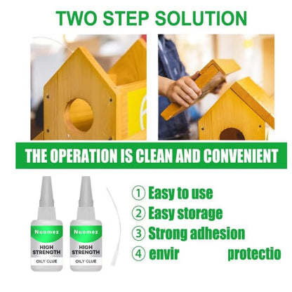 High Strength Oiiy Glue,Universal Super Glue,Welding High-Strength Oiiy Glue, Used for Quick Repair of Metal, Plastic, Wood, Glass, Jade and So On (2pcs)