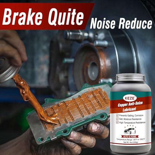 Keze White Lithium Grease Automotive 2 oz and Copper Anti Seize Grease 8 oz