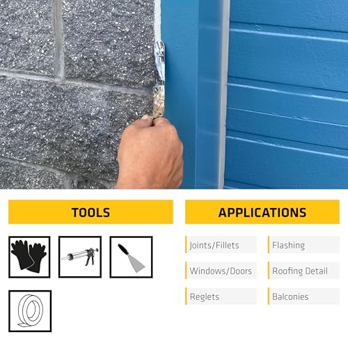 SIKA Sikaflex-1A Joint Sealant, Limestone, for Green and Damp Concrete, Premium Polyurethane Adhesive for Joints, Fast Cure, 10.1 fl. oz Cartridge - color: Limestone