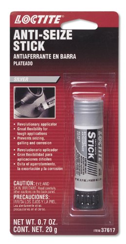 Loctite 37617-6PK Silver-Grade Anti-Seize Lubricant - 20 Grams Stick, (Pack of 6) - size: 20 Grams, (Pack of 6)