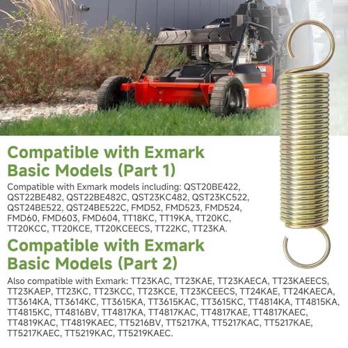 1-603693 Extension Spring Compatible with Exmark Quest Turf Tracer Mowers