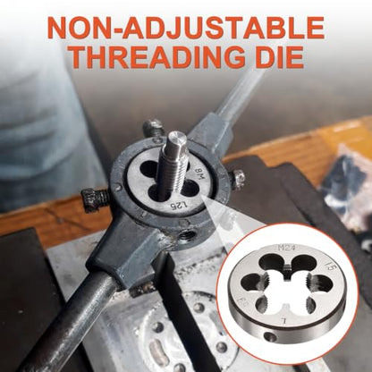 M24 x 1.5 Round Threading Die Left Hand Alloy Steel - size: M24 x 1.5
