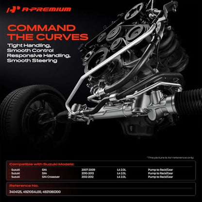 A-Premium Power Steering Pressure Hose Assembly Compatible with Suzuki