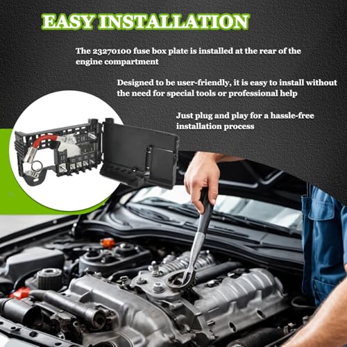 23270100 Front Compartment Main Fuse Block Plate Battery Distribution Main Fuse Block Plate fit for Chevy Colorado/GMC Canyon 2015-2021 - style: 23270100