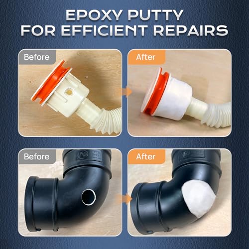 Boncart High Strength AB Epoxy Putty, 200g Steel Reinforced Repair Filler - color: 200g, White