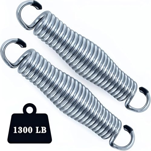 Premium 8'' Porch Swing Spring, Heavy Duty Rust Resistant Hammock Hanging Chair Hook, Patio Swing Replacement Hardware - size: 8Inch