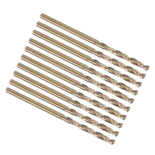 PATIKIL 1.5mm Drill Bit M35 Cobalt 5% High-Speed Steel for Metal 10 Pack - size: 1.5mm