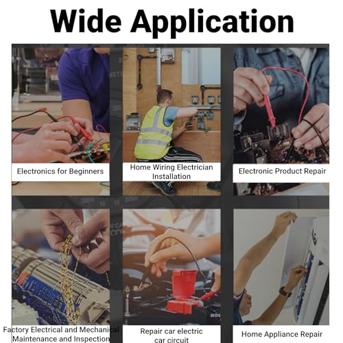 Digital Clamp Meter Multimeter HT208D 6000 Counts AC DC Voltage Current NCV Tester with Frequency Measurement