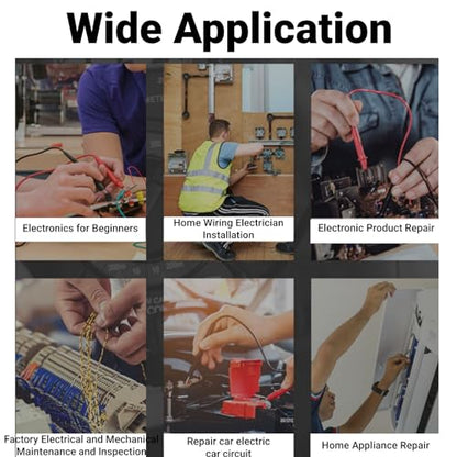 Digital Clamp Meter Multimeter HT208D 6000 Counts AC DC Voltage Current NCV Tester with Frequency Measurement
