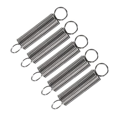 METALLIXITY Extension Spring (0.8x8x30mm/0.04"x0.32"x1.19") 5Pcs, 304 Stainless Steel Tension Spring Wire - for Home Repair Construction Machinery - size: 0.04"x0.32"x1.19"