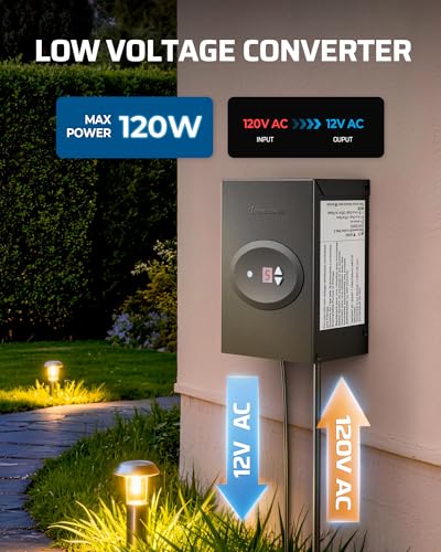 DEWENWILS 120W Low Voltage Landscape Transformer - style: 120W