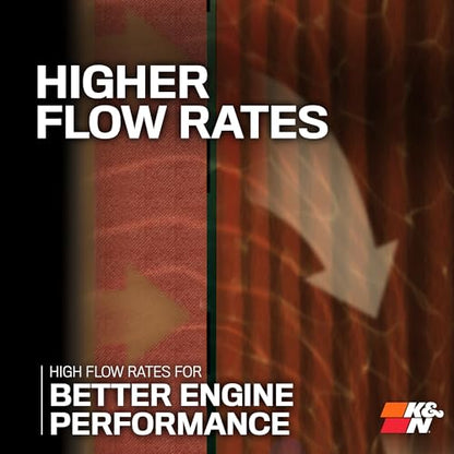 K&N Oil Filter: 20,000 Mile Engine Protection, High Efficiency, HP-7038
