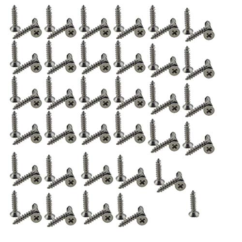XunLiu M1.6X8mm 304 Stainless Steel Self-Tapping Screws 100 Pack - size: M1.6X8mm