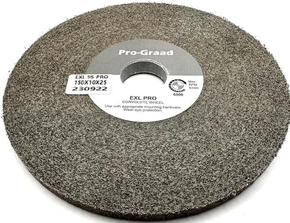 EXL PRO Deburring Wheel 6" x 3/8" x 1", 9S Fine, 94932 - style: 6" x 3/8" x 1"