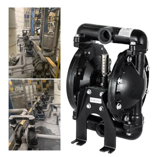 35Gpm Double Port Lubricating Pump, 35Gpm Air-Operated Double Diaphragm Pumps Self-Priming 1 Inch Inlet Outlet Petroleum Fluids 35Gpm 120Psi For Chemical Transfer Wastewater Oil Treatment