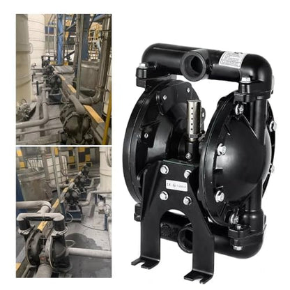 35Gpm Double Port Lubricating Pump, 35Gpm Air-Operated Double Diaphragm Pumps Self-Priming 1 Inch Inlet Outlet Petroleum Fluids 35Gpm 120Psi For Chemical Transfer Wastewater Oil Treatment