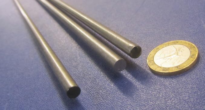 1018 Carbon Steel Round Rod .250" Diameter x 6 Foot Length 3 Pcs.