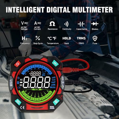 Eujgoov Digital Multimeter TRMS 6000 Counts Auto Ranging NCV